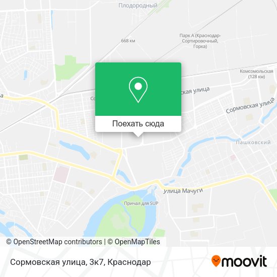Карта Сормовская улица, 3к7