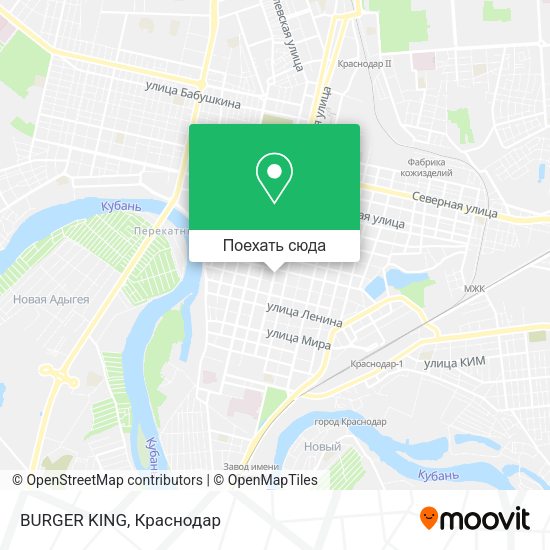 Карта BURGER KING