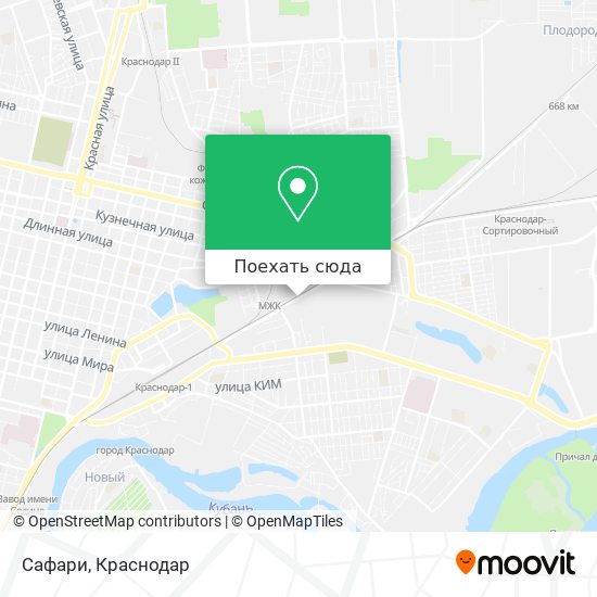 Карта Сафари