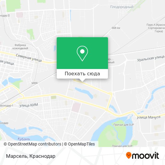 Карта Марсель
