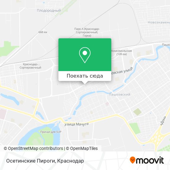Карта Осетинские Пироги