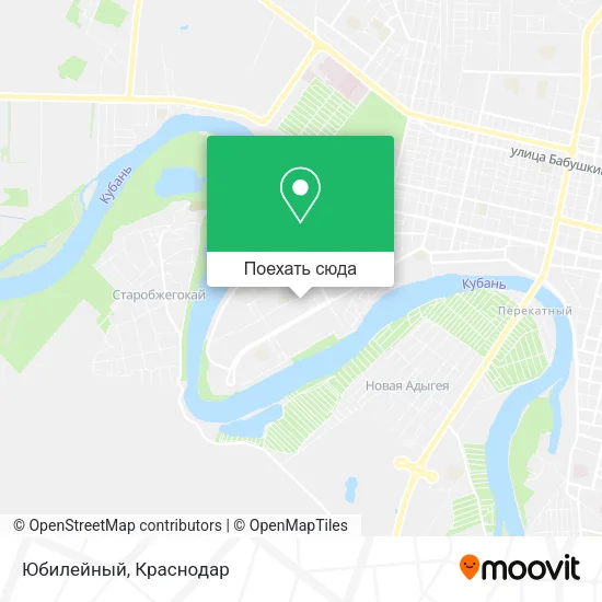 Карта Юбилейный