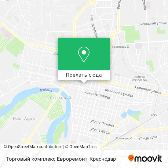 Карта Торговый комплекс Евроремонт
