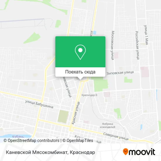 Карта Каневской Мясокомбинат