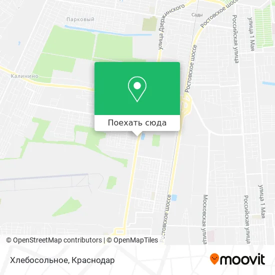 Карта Хлебосольное