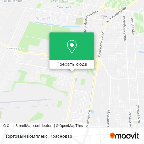 Карта Торговый комплекс