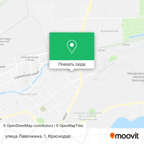 Карта улица Лавочкина, 1