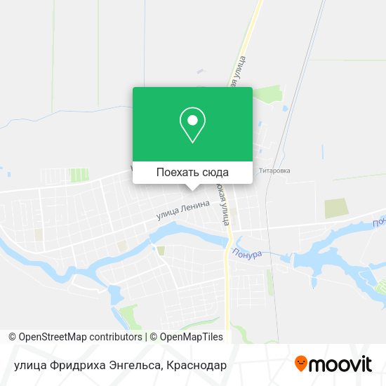 Карта улица Фридриха Энгельса