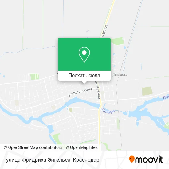 Карта улица Фридриха Энгельса