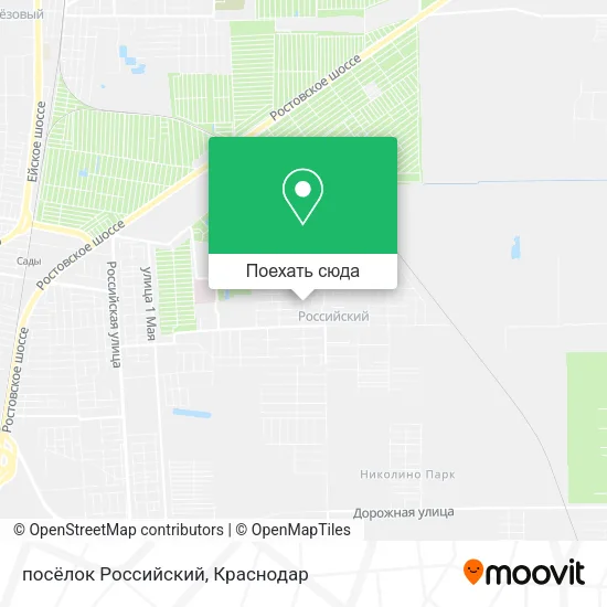 Карта посёлок Российский