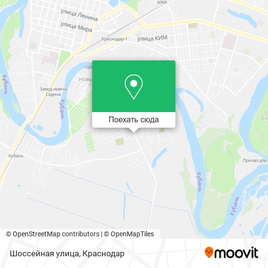 Карта Шоссейная улица