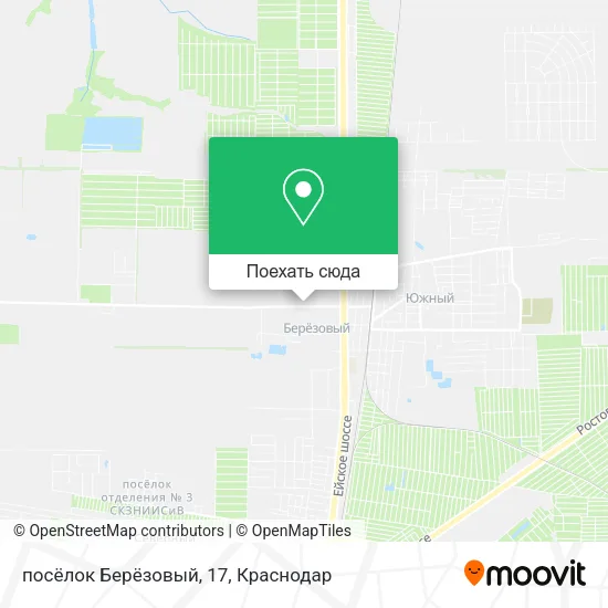 Карта посёлок Берёзовый, 17