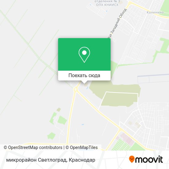 Карта микрорайон Светлоград