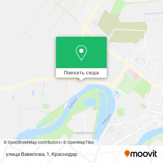 Карта улица Вавилова, 1