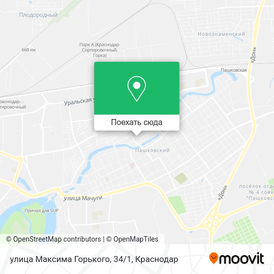 Карта улица Максима Горького, 34/1