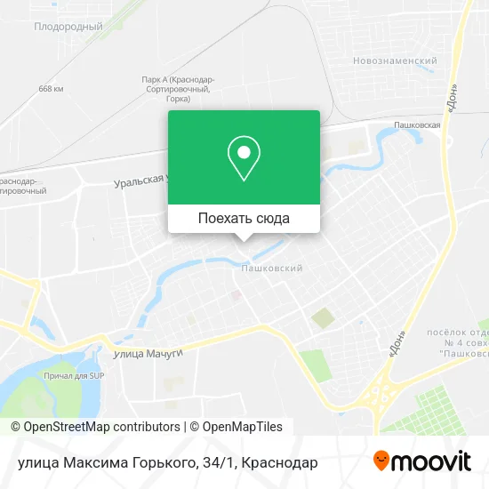 Карта улица Максима Горького, 34/1