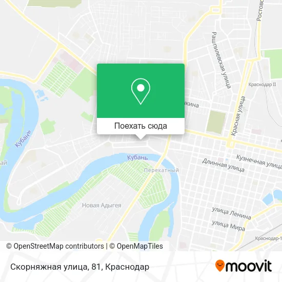 Карта Скорняжная улица, 81