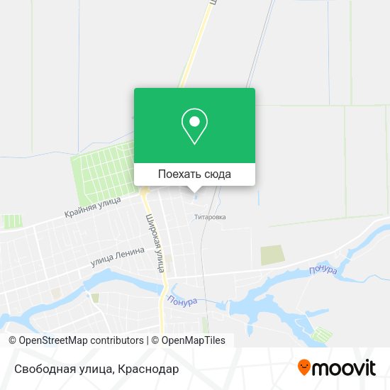 Карта Свободная улица
