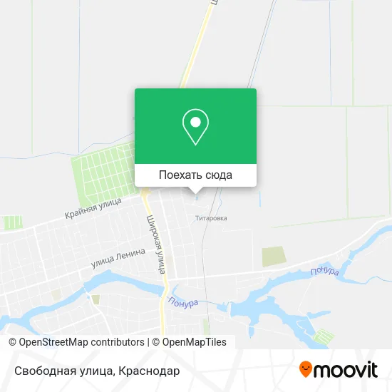 Карта Свободная улица