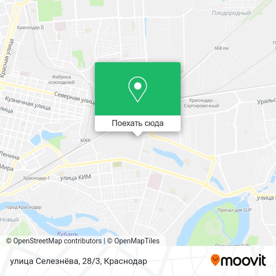 Карта улица Селезнёва, 28/3
