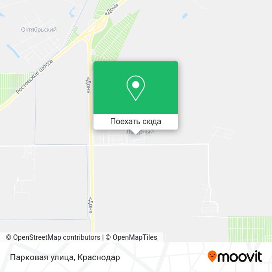Карта Парковая улица