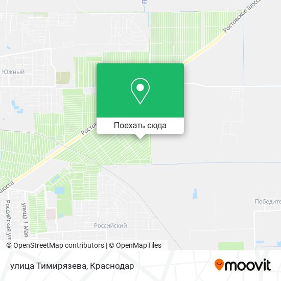 Карта улица Тимирязева