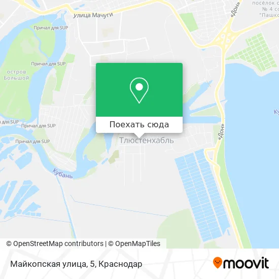 Карта Майкопская улица, 5