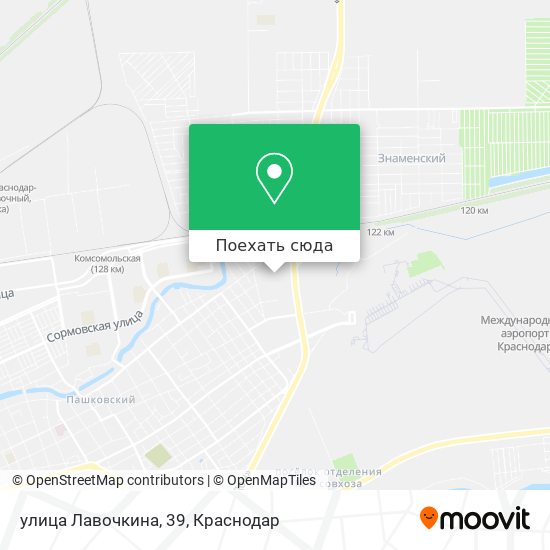 Карта улица Лавочкина, 39