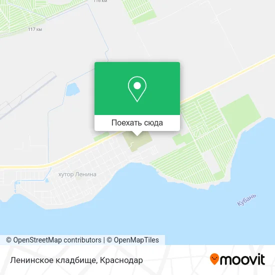 Карта Ленинское кладбище