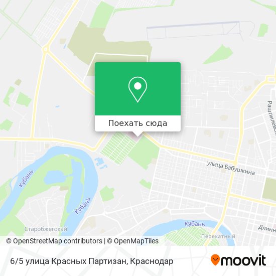 Карта 6/5 улица Красных Партизан