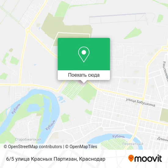 Карта 6/5 улица Красных Партизан