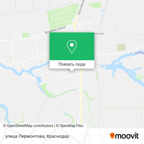 Карта улица Лермонтова