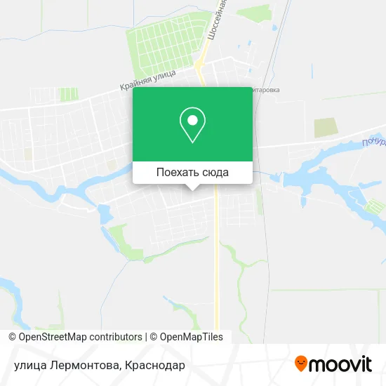 Карта улица Лермонтова