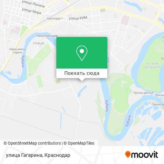 Карта улица Гагарина