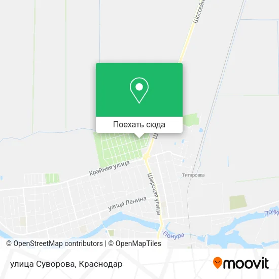 Карта улица Суворова