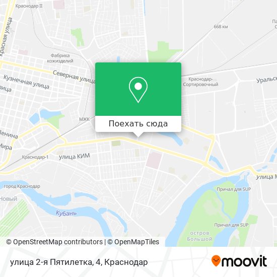 Карта улица 2-я Пятилетка, 4