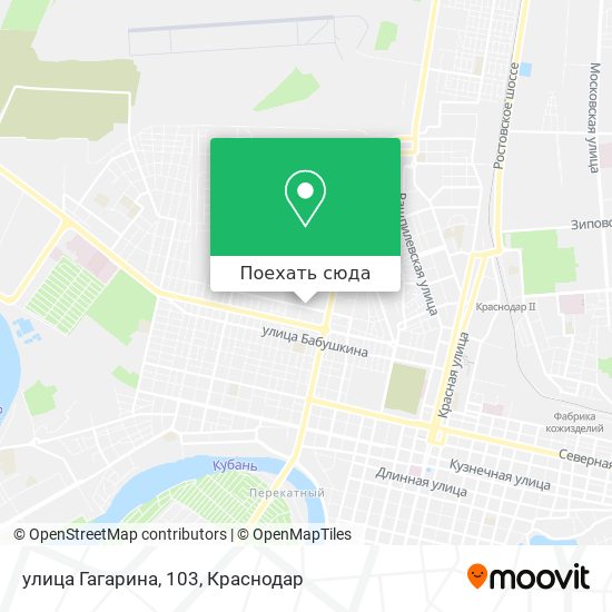 Карта улица Гагарина, 103