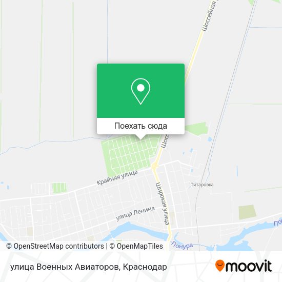 Карта улица Военных Авиаторов