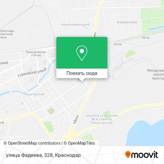 Карта улица Фадеева, 328