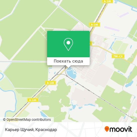 Карта Карьер Щучий