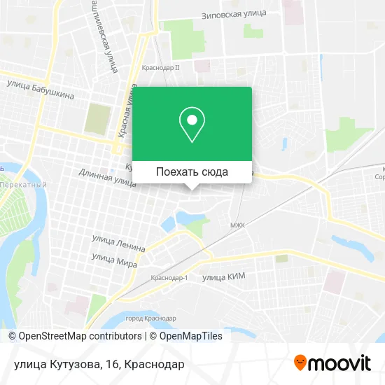 Карта улица Кутузова, 16