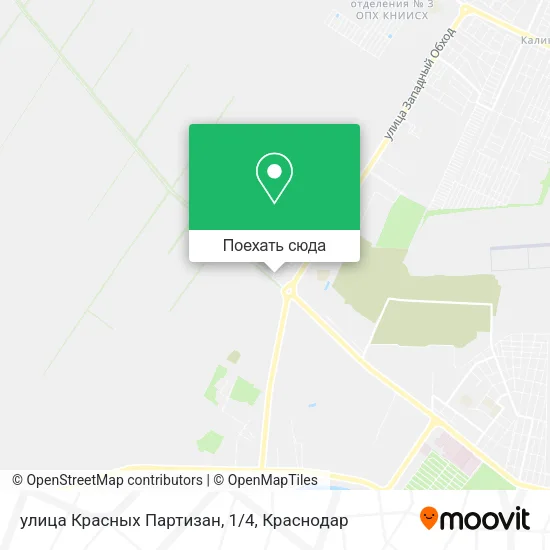 Карта улица Красных Партизан, 1/4