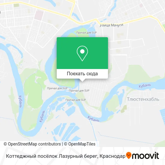 Карта Коттеджный посёлок Лазурный берег