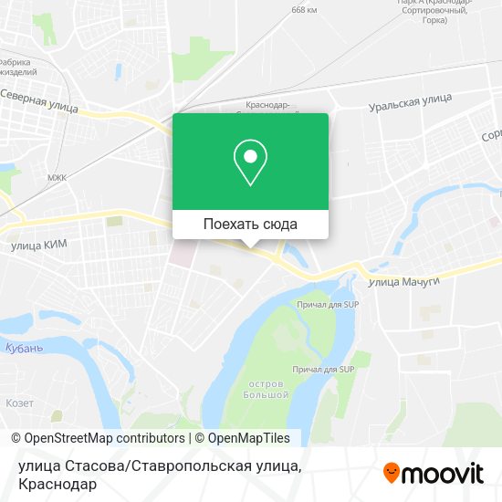 Карта улица Стасова / Ставропольская улица