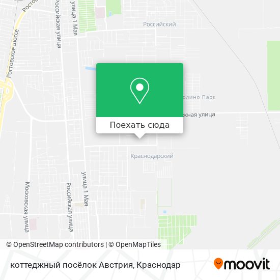 Карта коттеджный посёлок Австрия