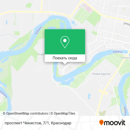 Карта проспект Чекистов, 7/1