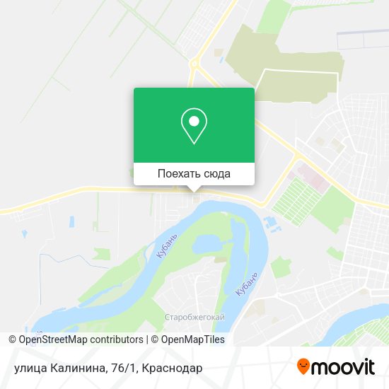 Карта улица Калинина, 76/1