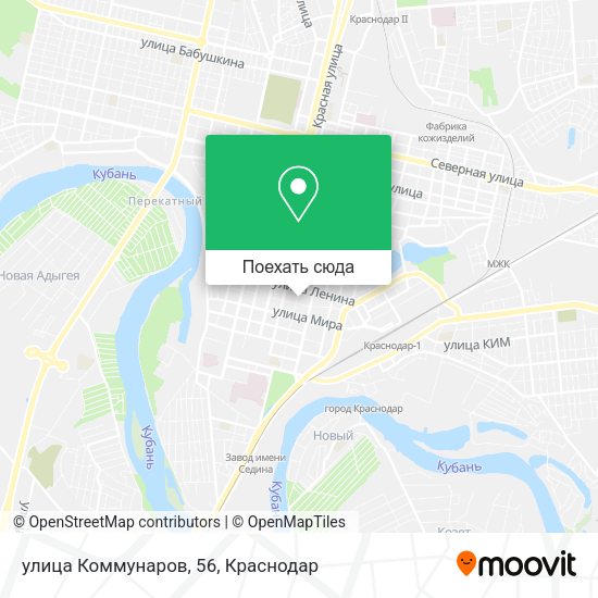 Карта улица Коммунаров, 56