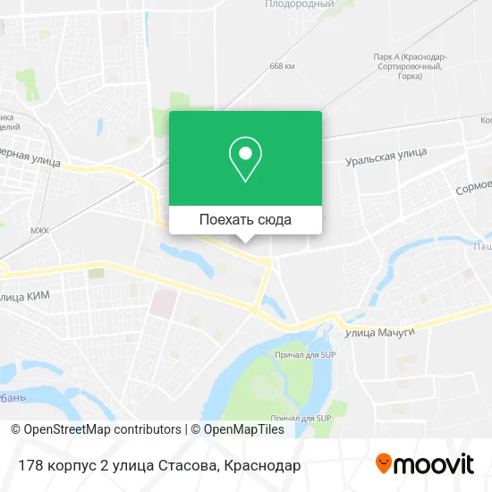 Карта 178 корпус 2 улица Стасова