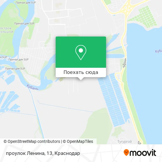 Карта проулок Ленина, 13
